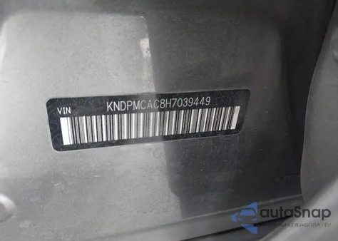 2017 Kia Sportage Lx z USA, uszkodzony, nr VIN KNDPMCAC8H7039449